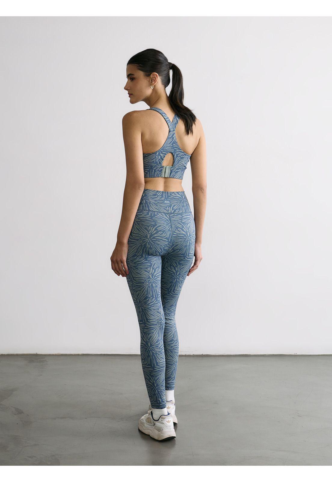 Calza Deportiva Estampado Flores Active-3