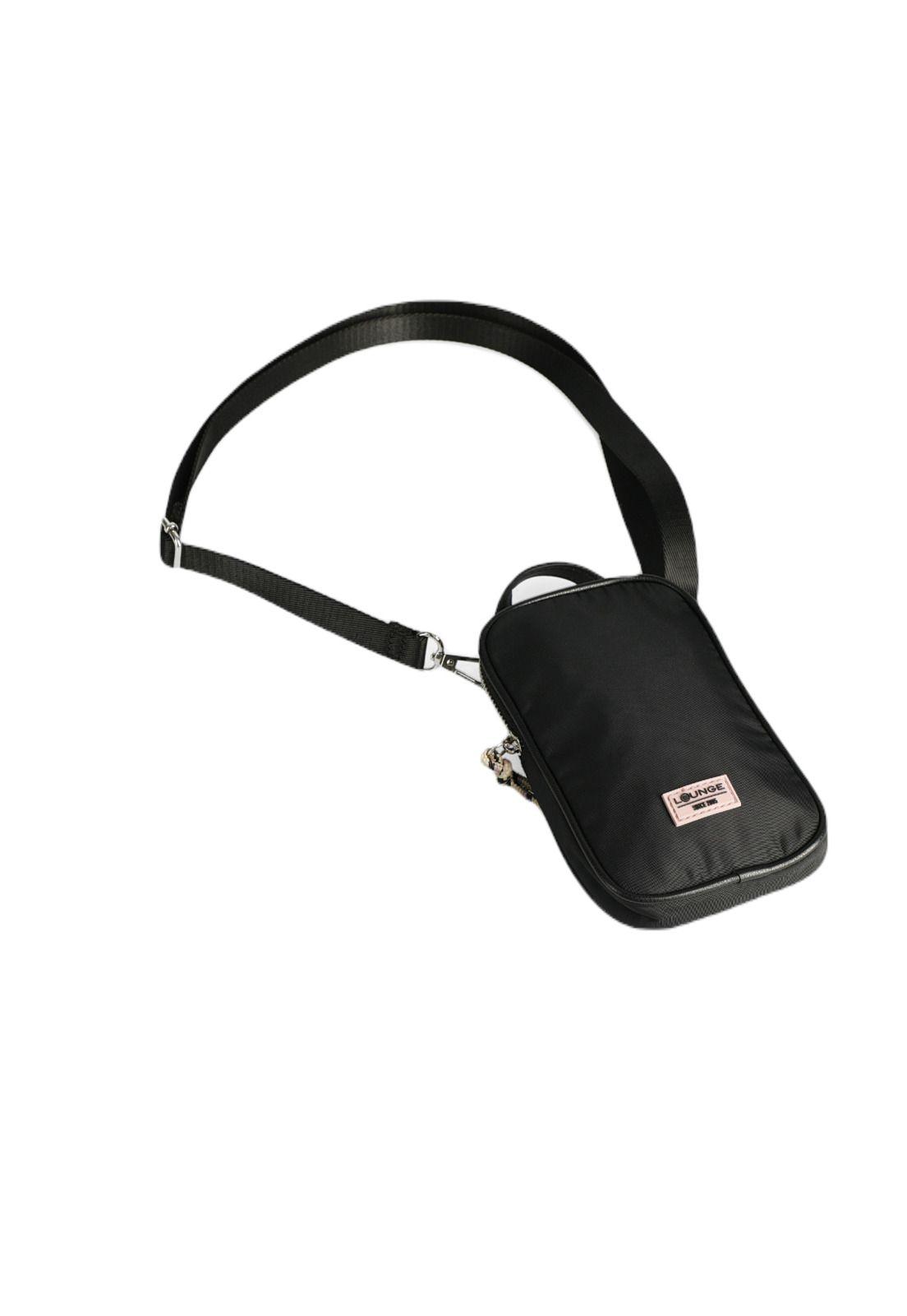 Phone Bag Negro Nylon Lounge-2