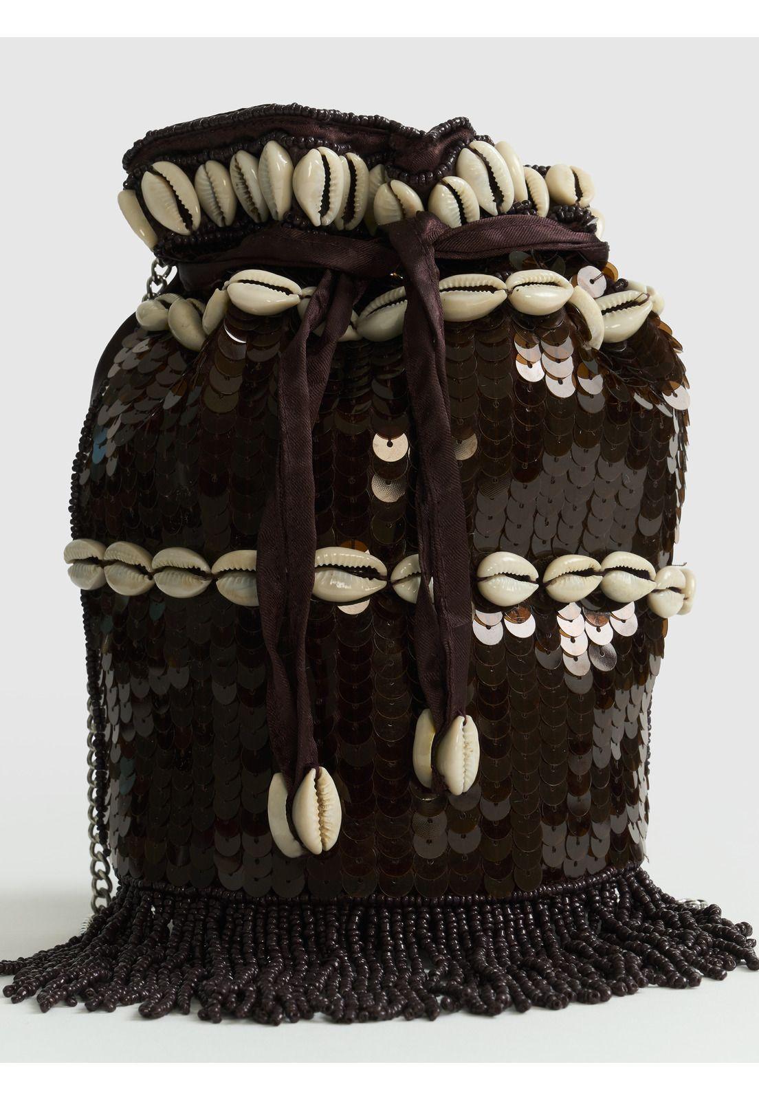 Mini Cartera Lentejuelas Café Fiesta-3