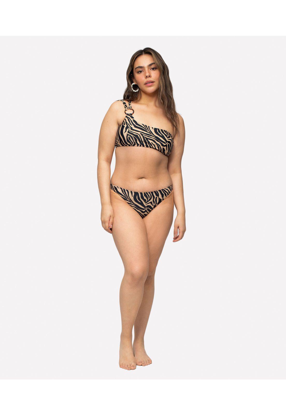 Bikini Paradiso Brown Zebra Lounge XL-0