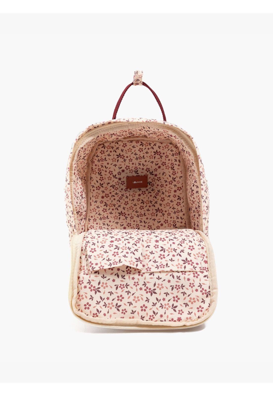 Mochila Canvas Flores-2