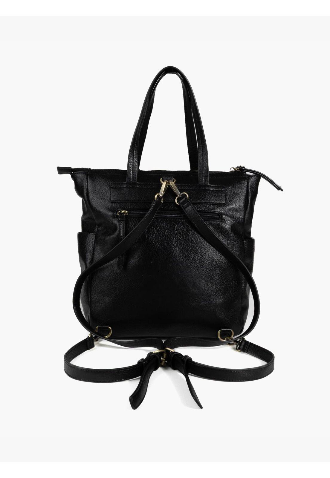 Mochila Efecto Cuero-2