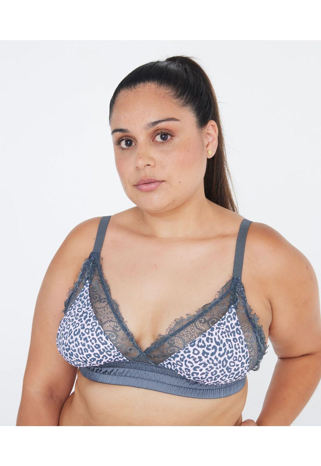 Bralette Mujer Dreamy Triángulo Plus Pink Cheetah-0