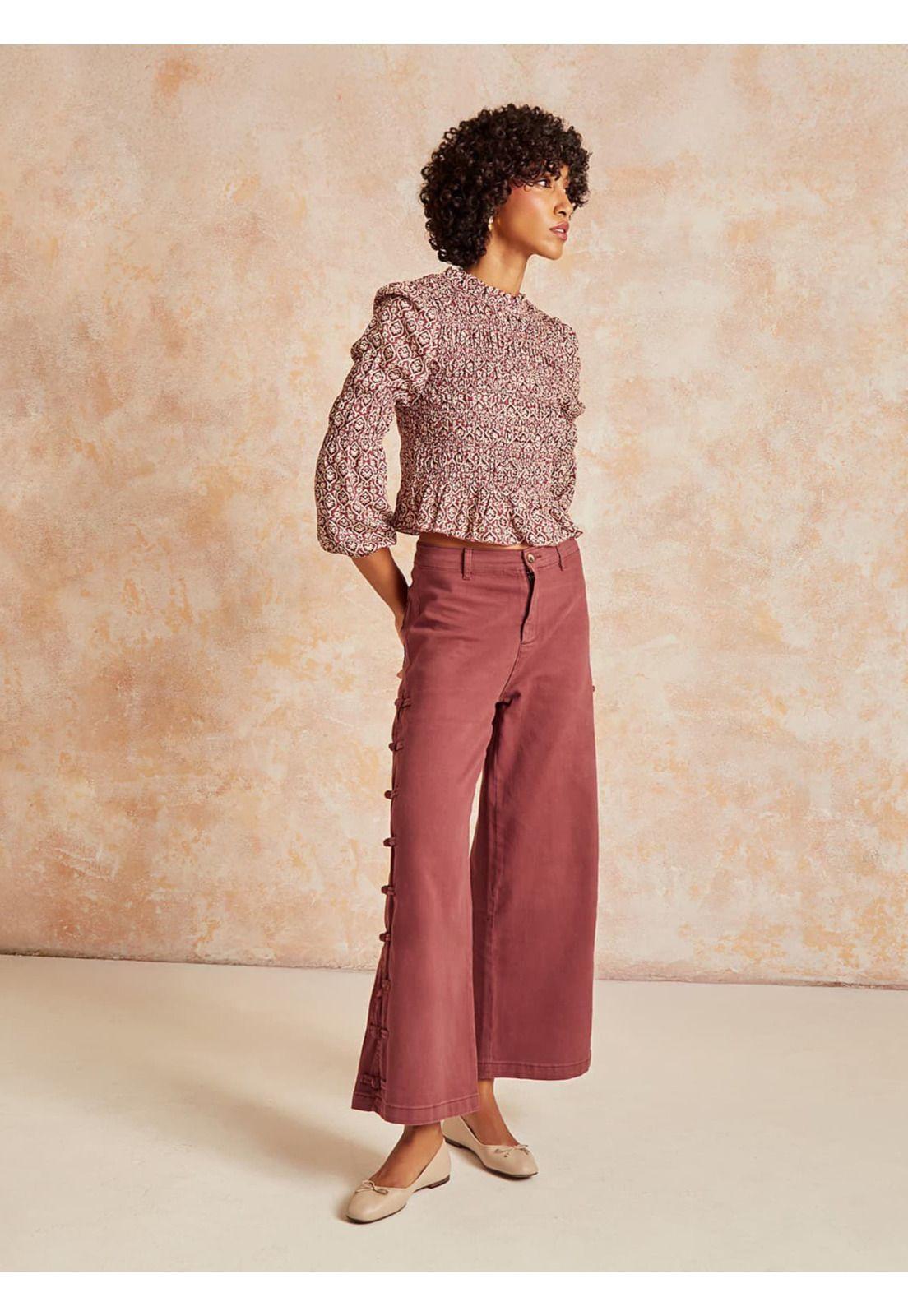 Pantalón Boho Nudos -3