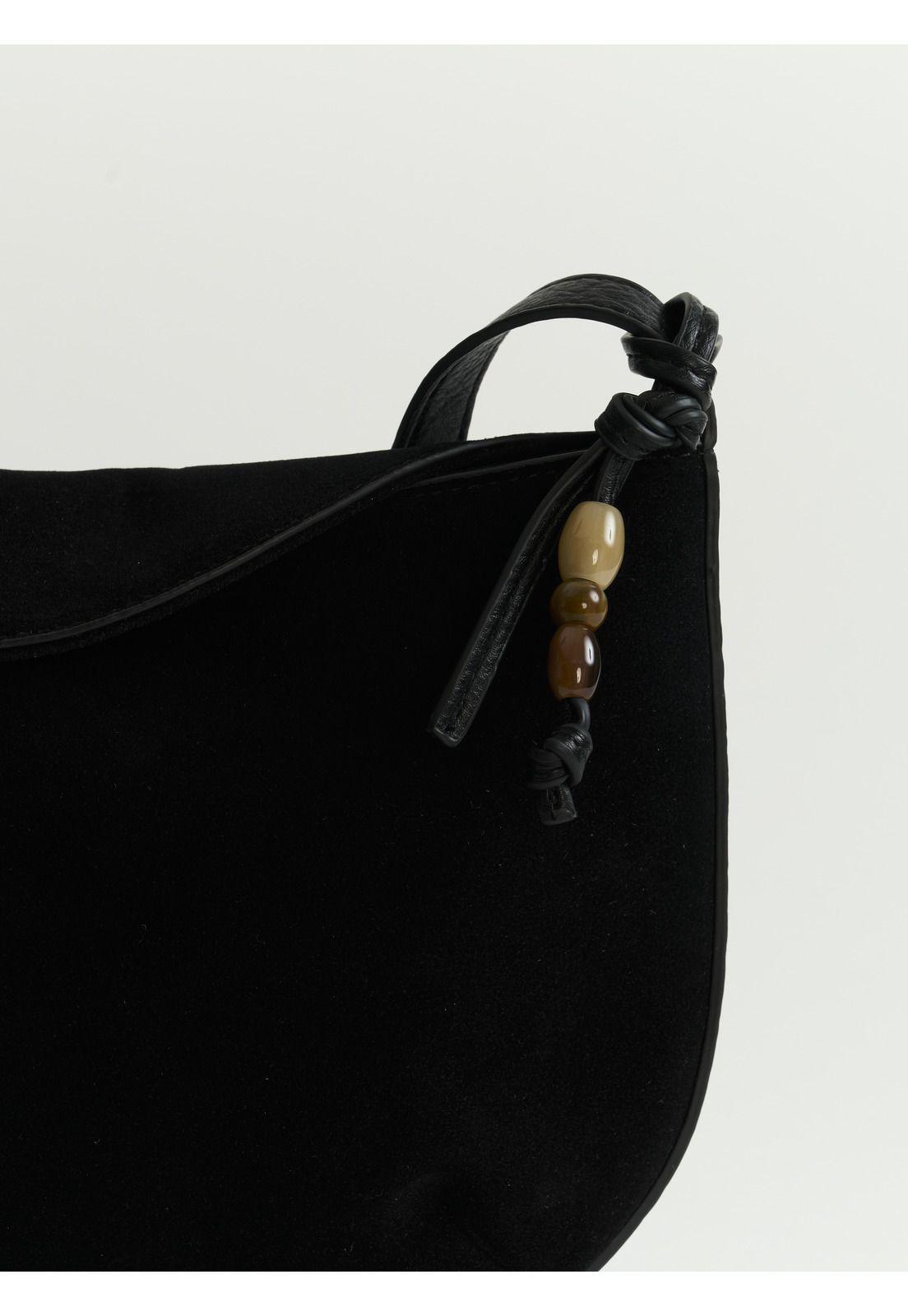 Cartera Bandolera Fake Suede Solapa-3