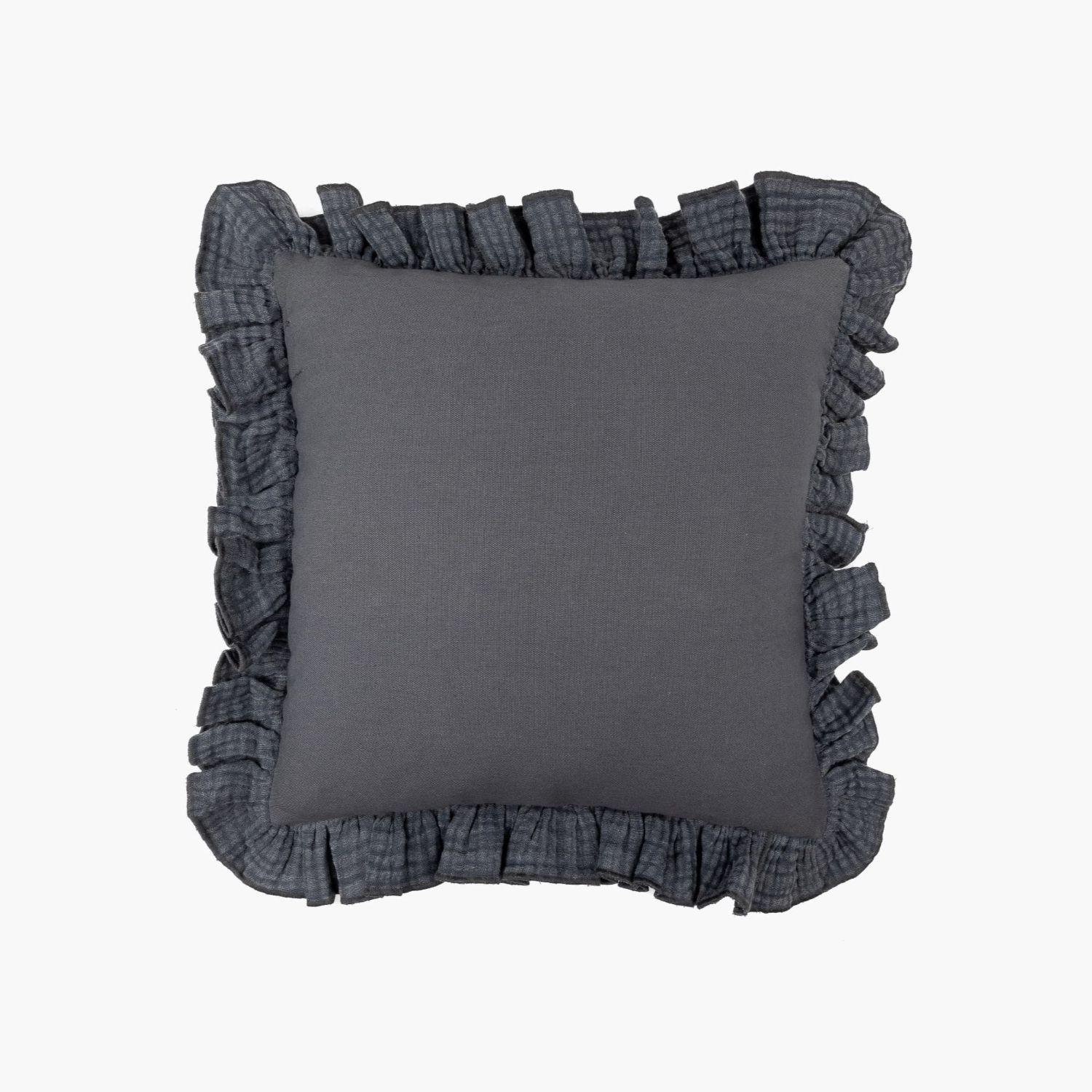 Cojín Mujer Algodón Gauze Vuelos 40 X 40 Cm Azul-2