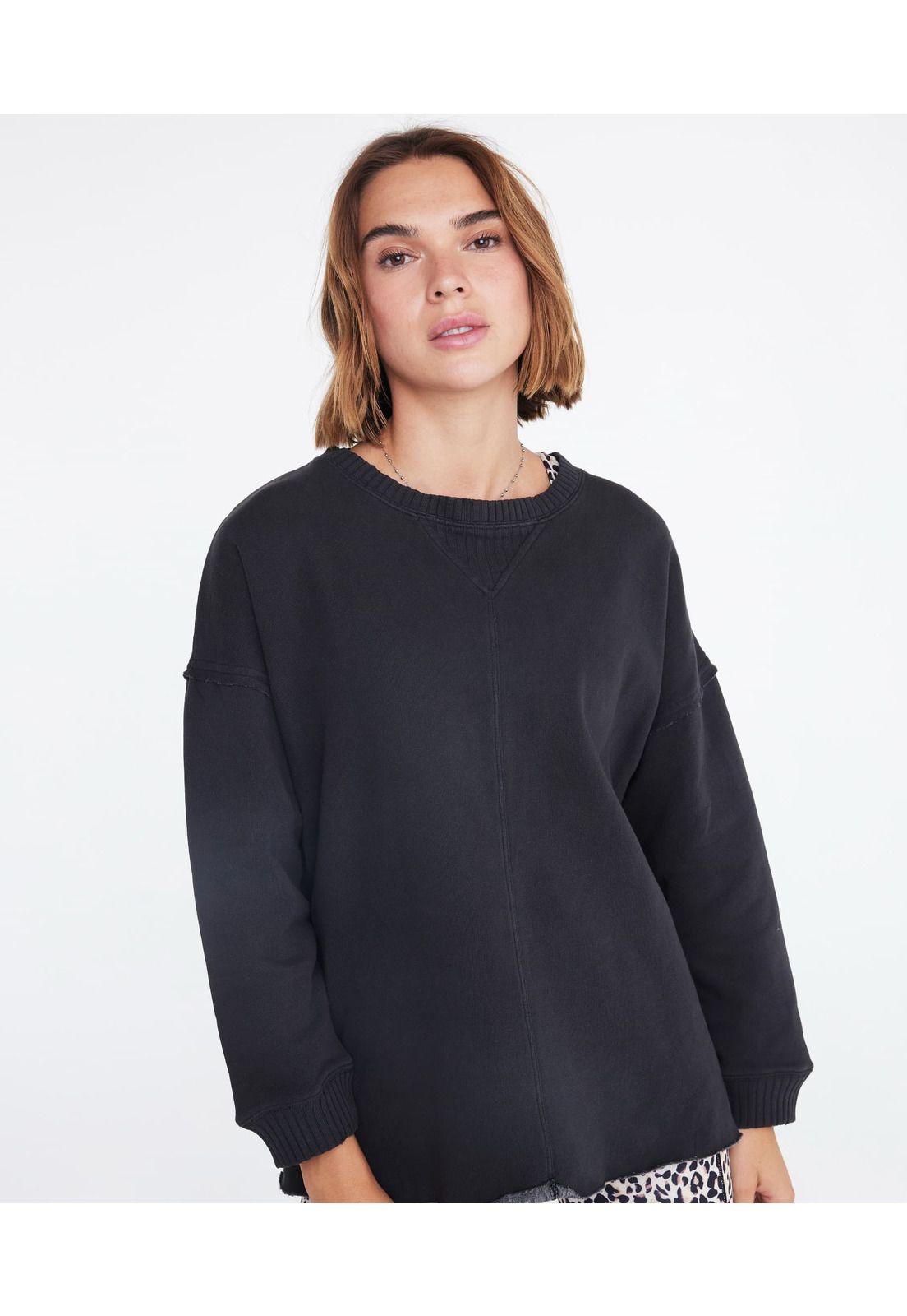 Polerón Active Crew Negro-0