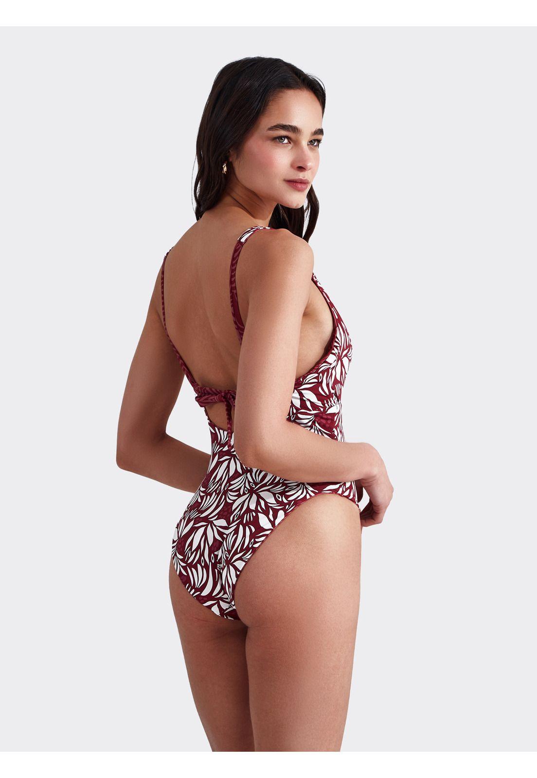 Traje De Baño Hojas Paradiso Reversible-2