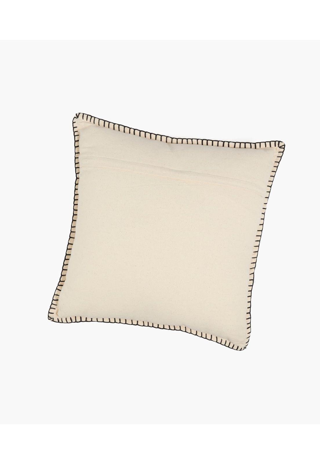 Cojín Algodón Palmera 45 X 45 Cm Beige-3