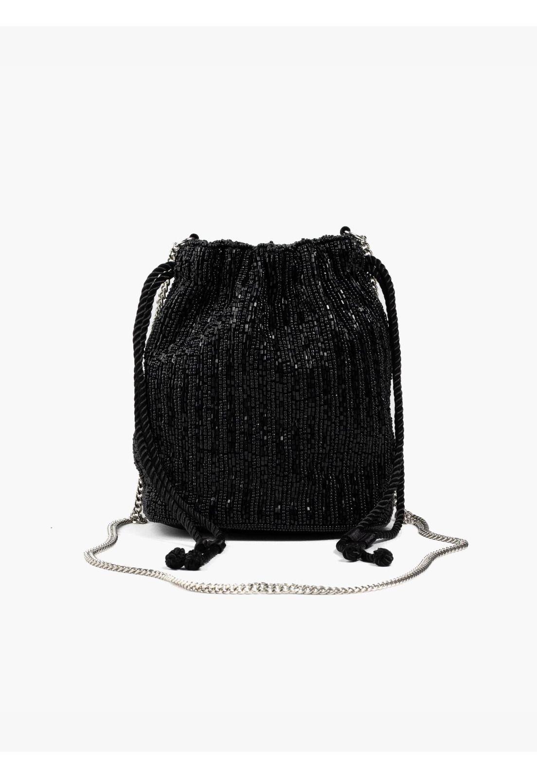 Mini Cartera Bucket Mostacillas Fiesta-2