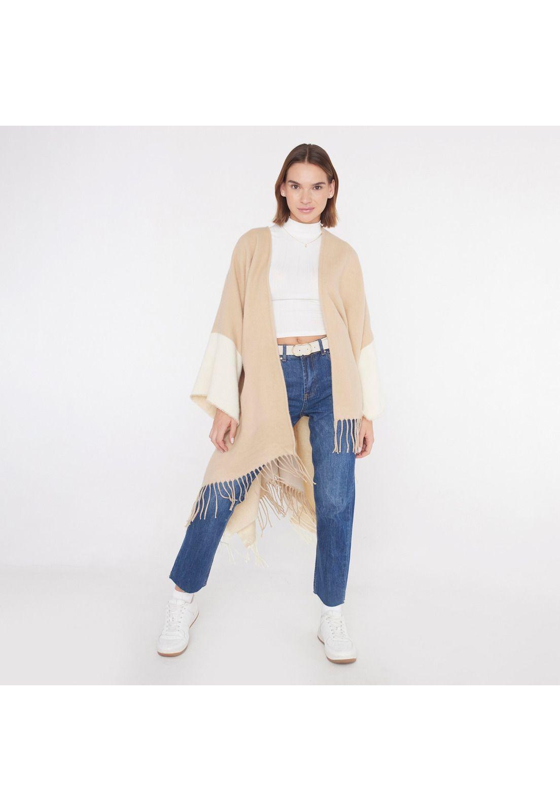 Poncho Mujer Clásico-0