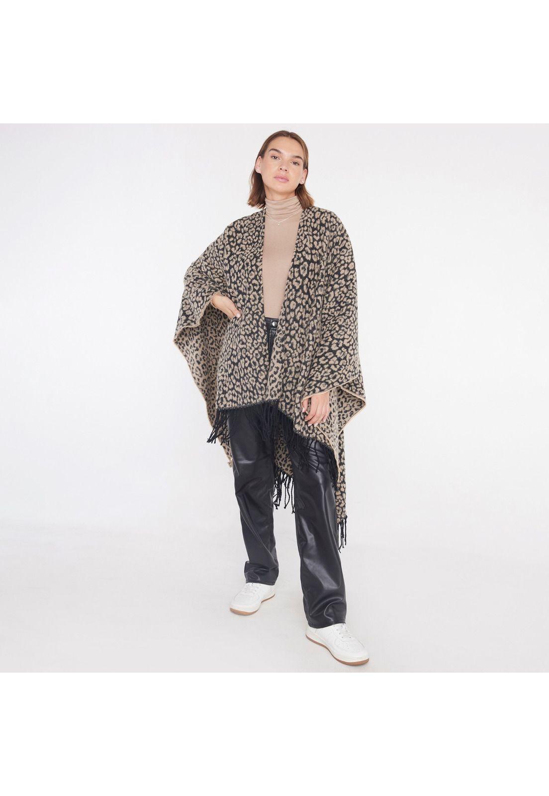 Poncho Mujer Clásico-0