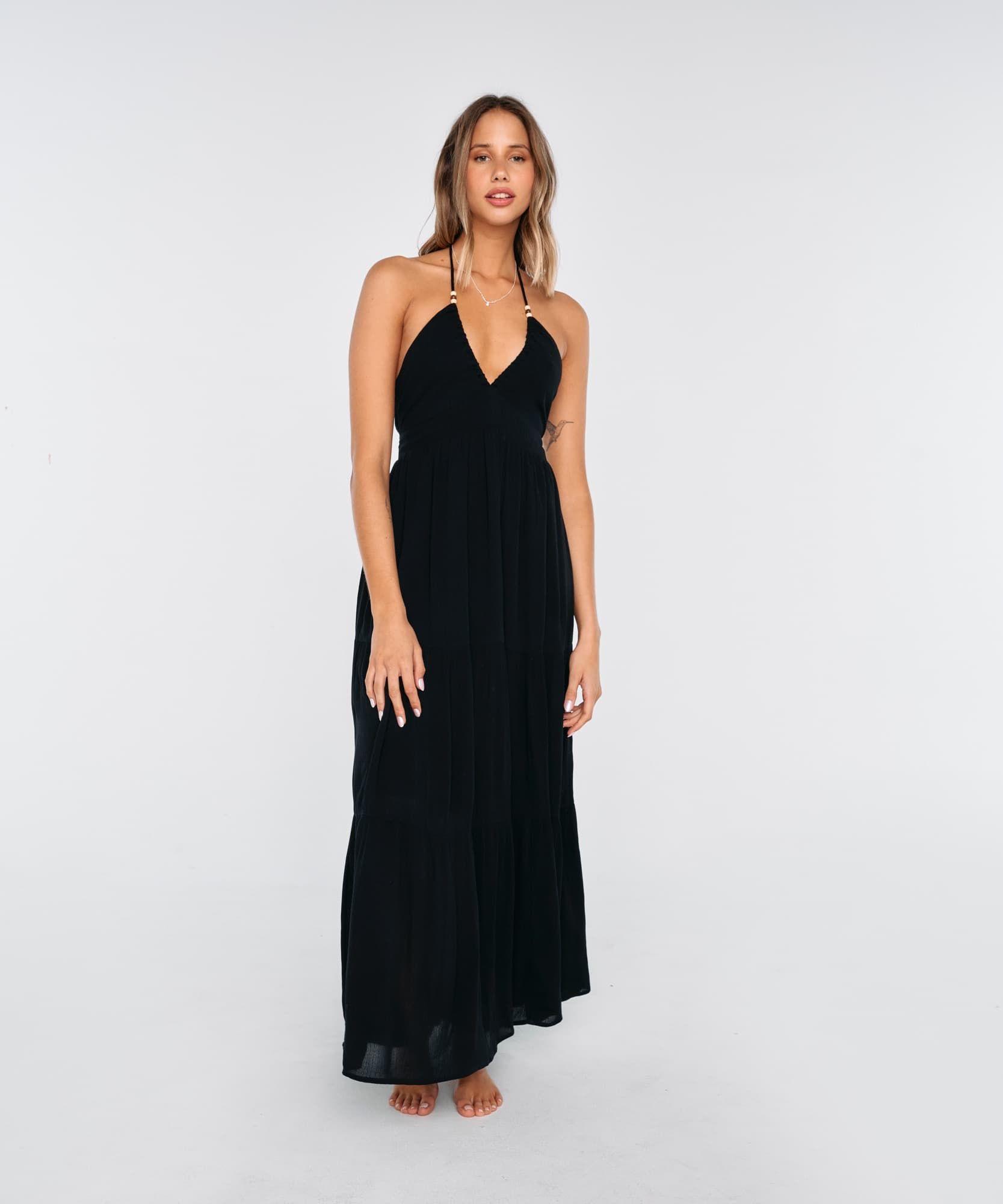 Vestido Mujer Amarras Xs-0