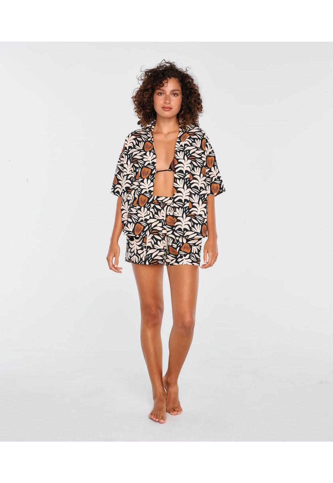 Short Mujer Bolsillos Resort Time-3