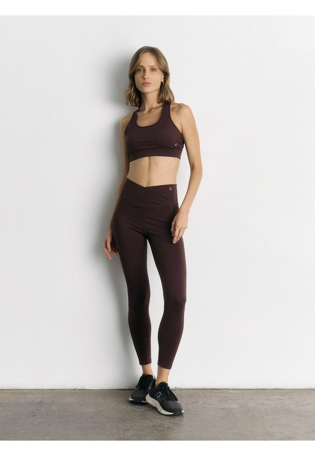 Calza Deportiva Mujer Active Unicolor-3