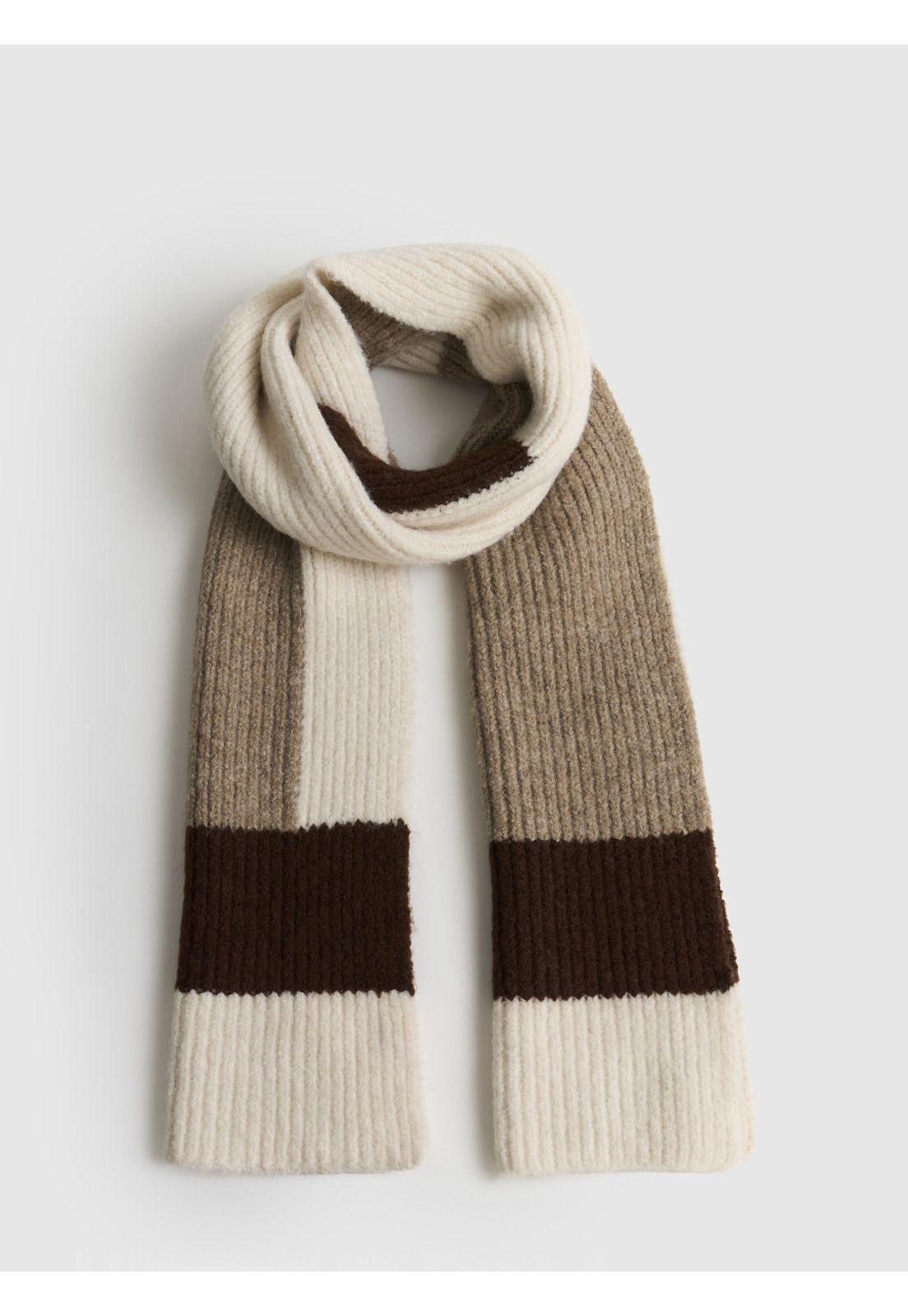 Set Gorro Y Bufanda Diseño De Líneas-3