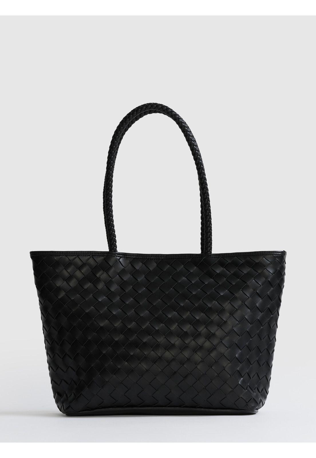 Cartera De Hombro Tejida Woman-0