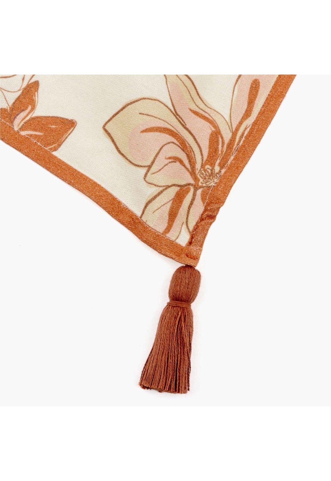 Set Servilletas Flores Beige-3
