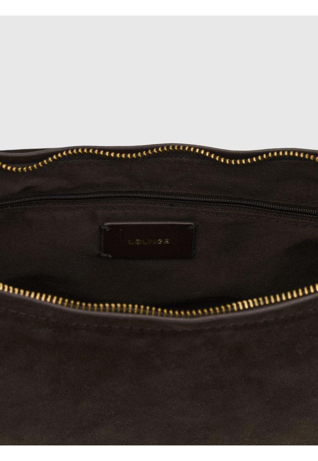Cartera De Hombro Media Luna Trenzada-4