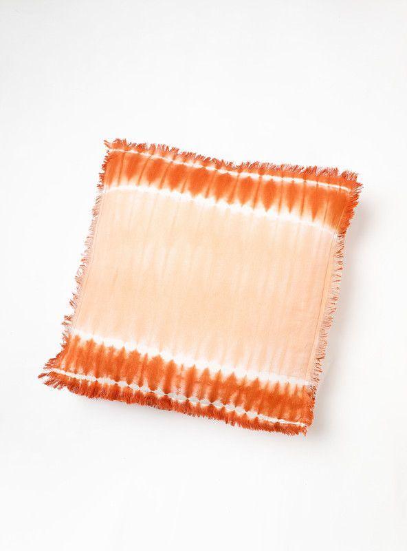 Cojín 45 X 45 Cm Tie Dye Lounge Naranjo-1