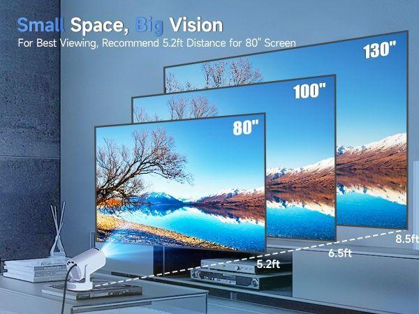 Proyector Magcubic HY300Pro+ Original 4k ultra HD Android Usb HDMI-4