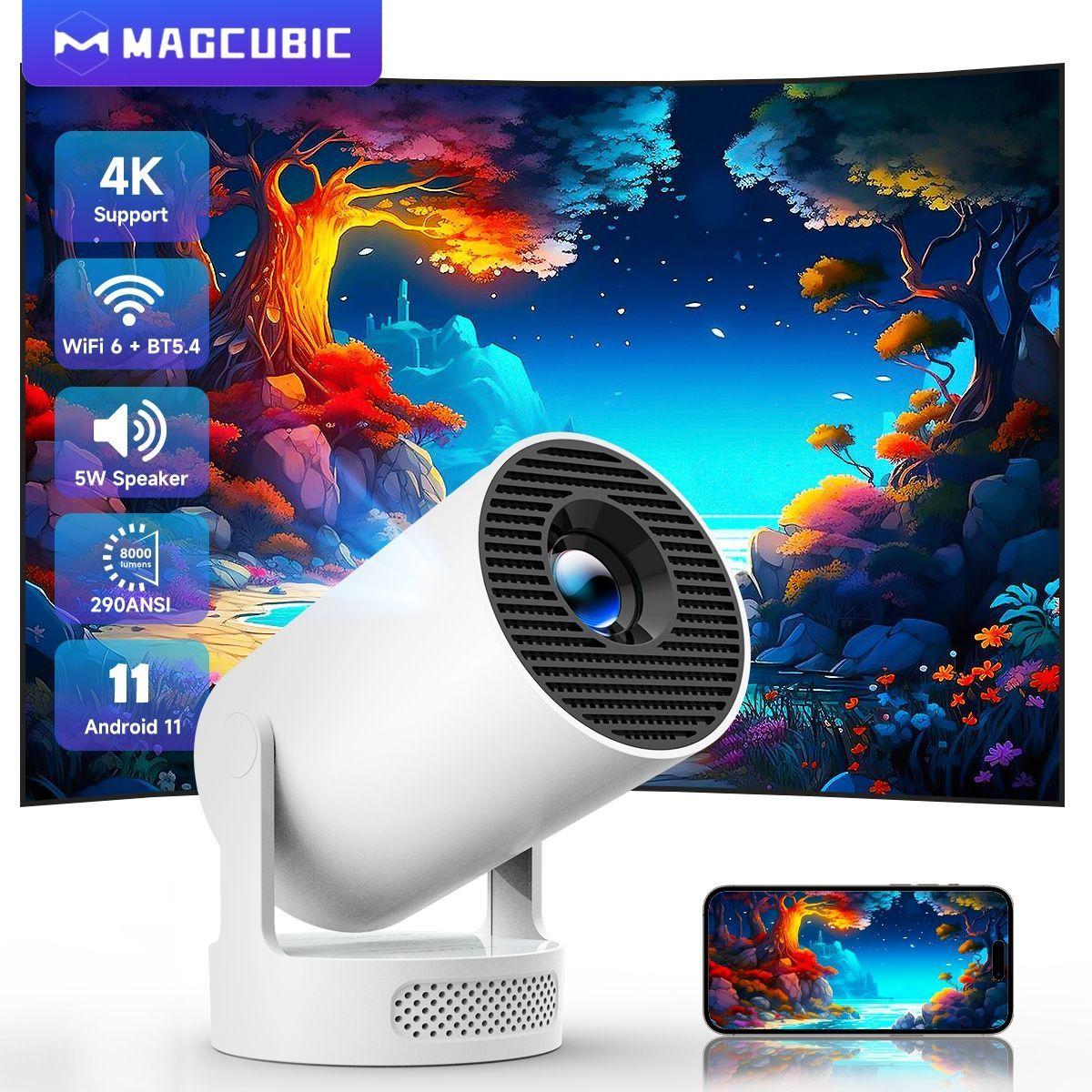 Proyector Magcubic HY300Pro+ Original 4k ultra HD Android Usb HDMI-5