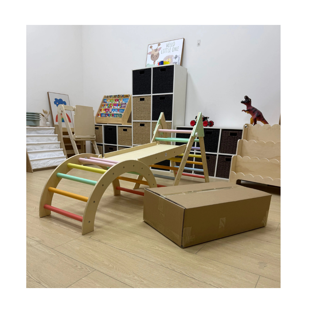 Torre De Aprendizaje Montessori 3 En 1 Plegable Y Segura-6