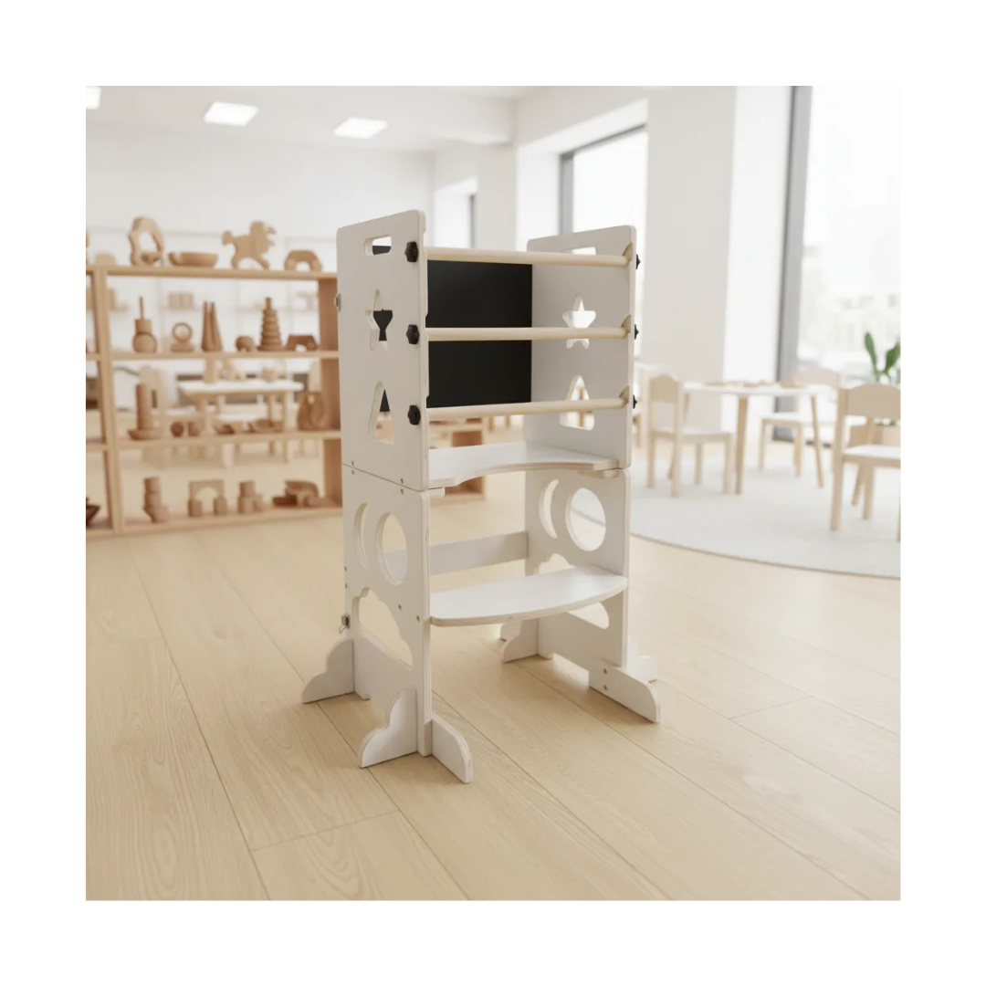 Torre De Aprendizaje Montessori 3 En 1 Plegable Y Segura-1