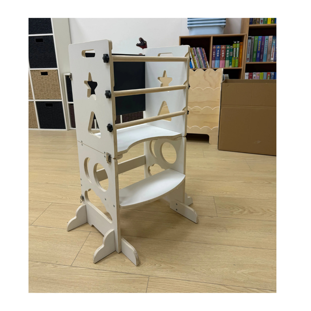 Torre De Aprendizaje Montessori 3 En 1 Plegable Y Segura-3