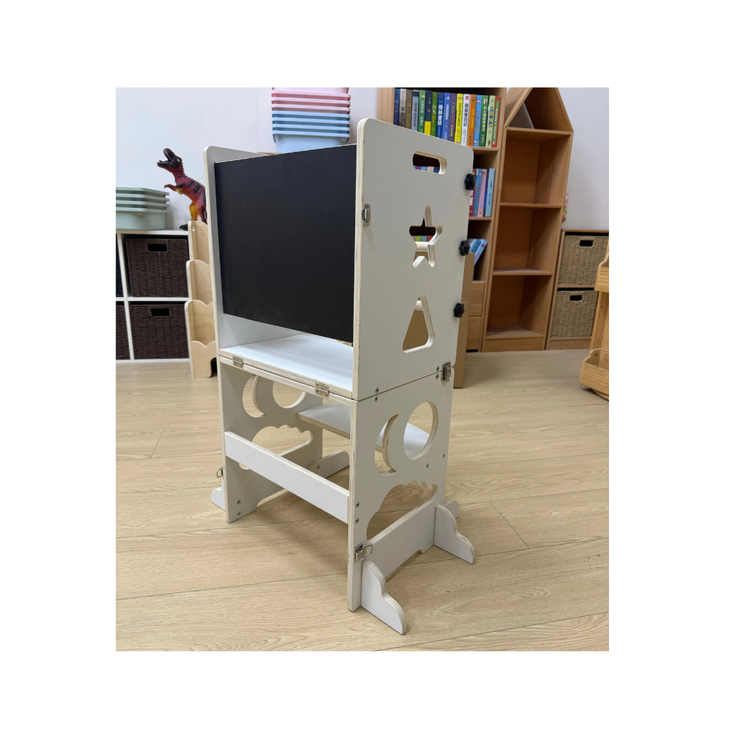 Torre De Aprendizaje Montessori 3 En 1 Plegable Y Segura-4