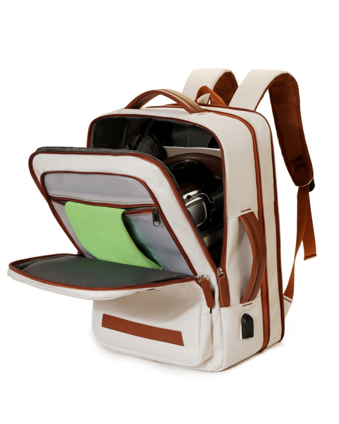 Mochila De Viaje Cabina Impermeable Equipaje De Mano Expandible-2