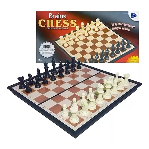 Tablero de ajedrez magnético juego de mesa 25x25 cm-0