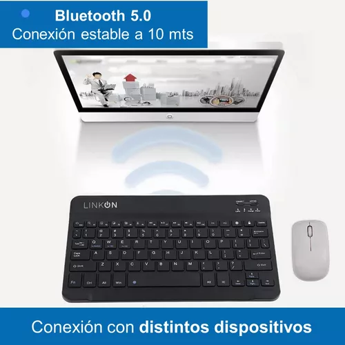 Carcasa funda con teclado para iPad Linkon 102 y 109 color negro-6