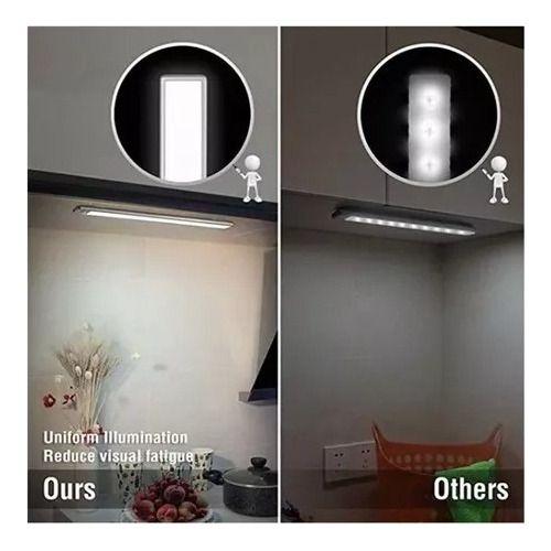 Lampara Barra Led Con S/movimiento Recargable Cocina Closet-4