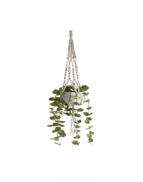 Colgante para Macetero de Macramé-2