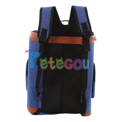 Mochila transpirable para mascotas violeta-4