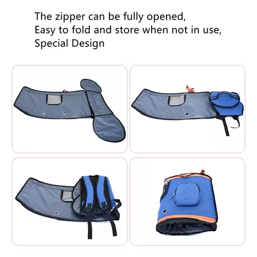 Mochila transpirable para mascotas violeta-5