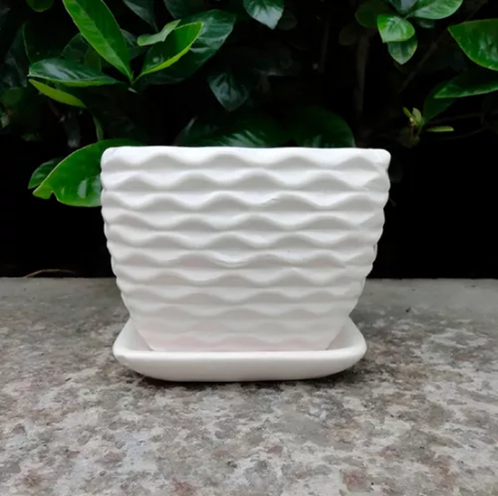 Macetero Plástico Redondo 30cm Siena Jardineras-4