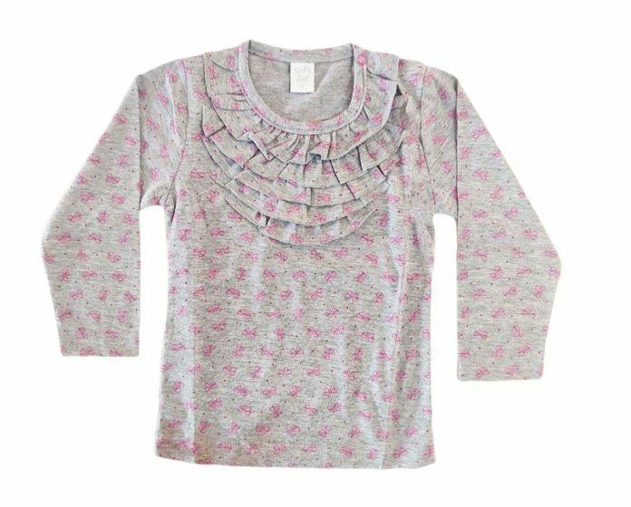 Remera con Volados en Escote - 2 BB-0