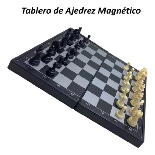 Ajedrez magnético juego portátil 19 cm-2