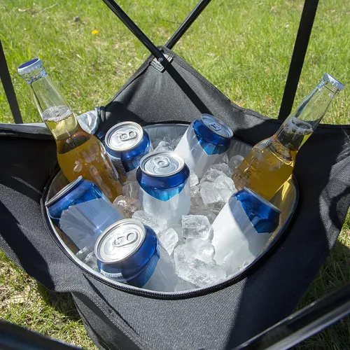 Mesa plegable para picnic negra-4
