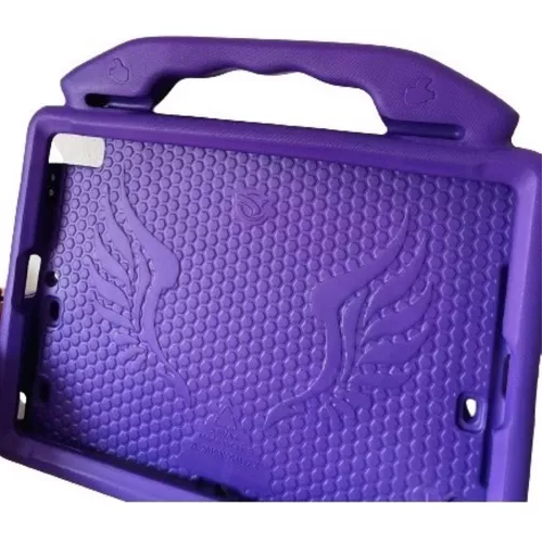 Carcasa para niños anti-golpes para iPad 102 color morado-3
