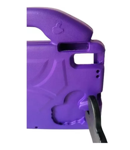 Carcasa para niños anti-golpes para iPad 102 color morado-4