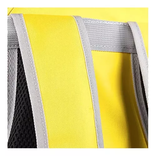Bolso canil gato mochila transportadora para mascotas perros amarillo-4