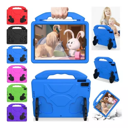 Carcasa para niños anti-golpes para iPad 102 color rojo-2