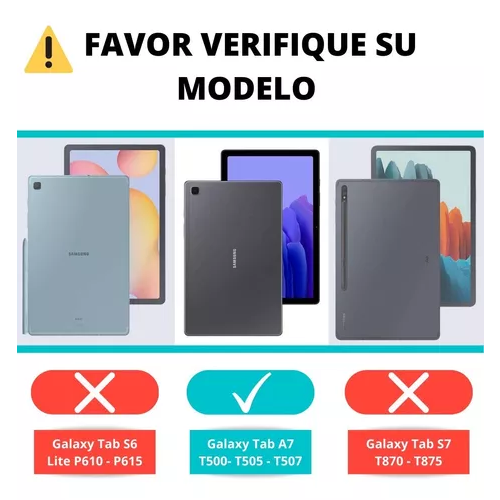 Funda para tablet Samsung Galaxy Tab A7 T500 de 104 color negro-5