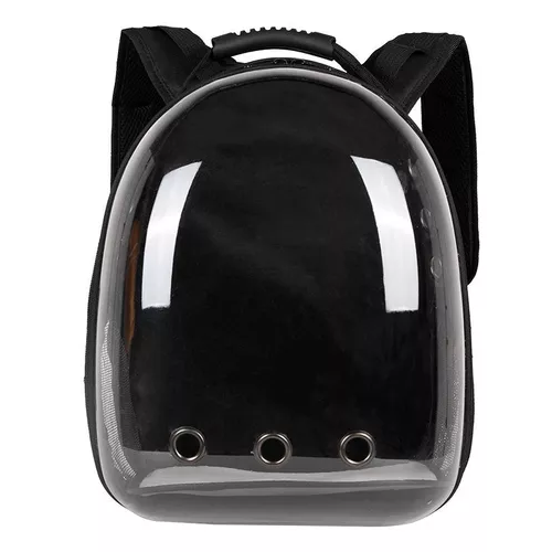 Mochila transportadora transparente para mascotas perros y gatos-6