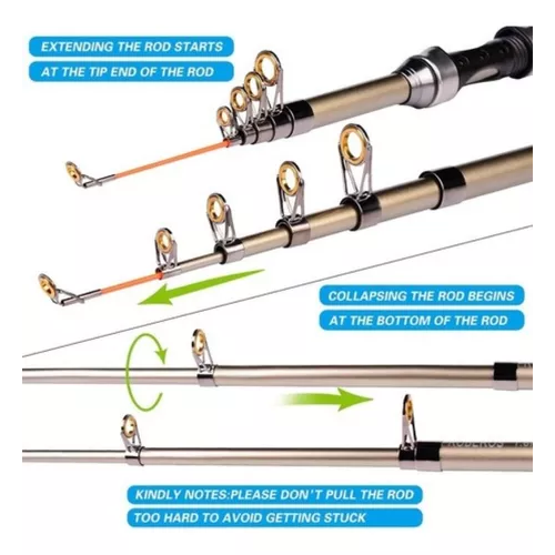 Kit de pesca 18 m caña carrete señuelo y accesorios-8