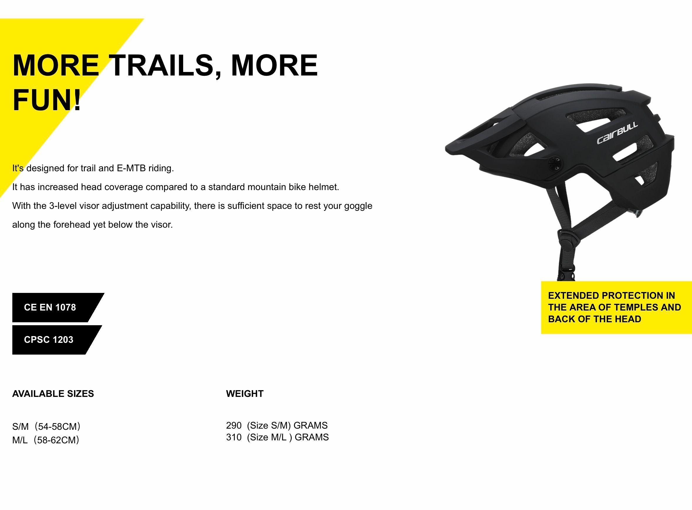 Casco bicicleta mtb Cairbull Trail AM enduro -6