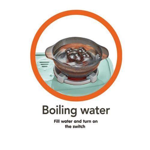 COCINA DE JUGUETE 65 PIEZAS CON LUCES, MUSICA, SPRAY DE AGUA -4